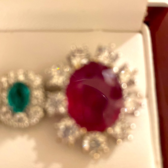 Ruby & Diamond ring🌺🌹❤️ - Picture 6 of 12